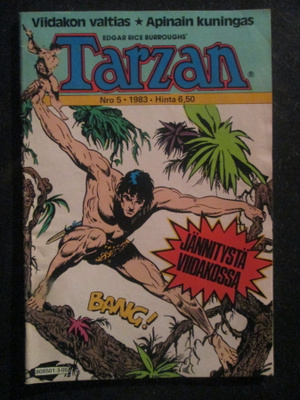 SARJAKUVALEHTI TARZAN 5 / 1983