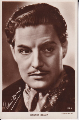Robert Donat, Filmitähti, star. e77