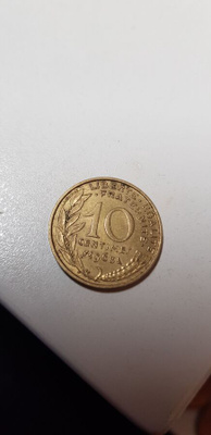 10 centimes  1963 ranska  kl 5
