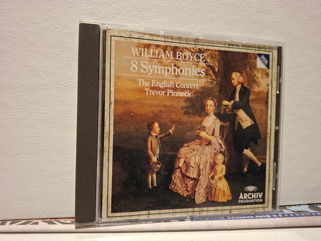 William Boyce:8 Symphonies-Trevor Pinnock  CD
