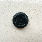 Erikoinen NAPPI tekstiili ruusu keskellä Ø 18mm 3kpl. - pikkukuva 3
