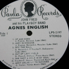 John Fred and his Playboy Band - Agnes English LP 1967 - pikkukuva 3