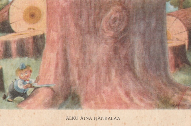 PEIKKO KAATAA ISOA PUUTA
