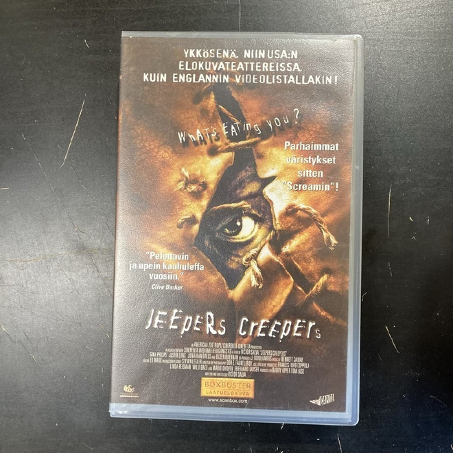 Jeepers Creepers VHS