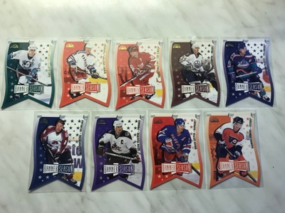 1997-98 Leaf Banner Season /3500 kortteja alkaen 2.50e/kpl