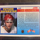 ERIC LINDROS 1990/91 Score US Future Superstar #440 RC - pikkukuva 2