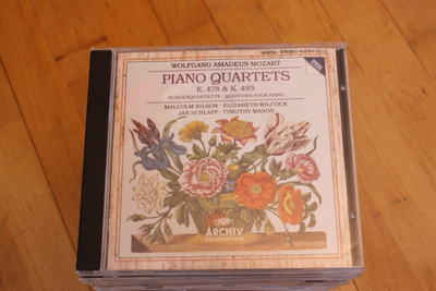 Mozart Piano Quartets K. 478 & K. 493 Bilson Wilcock CD
