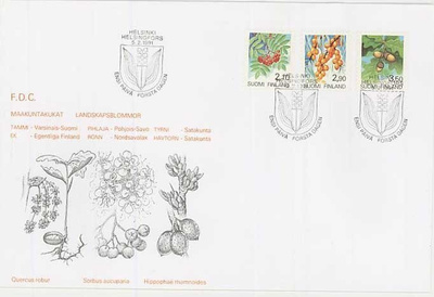1991 maakuntakukkia FDC