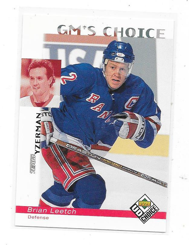 1998-99 UD Choice GM choice #238 Brian Leetch NY Rangers