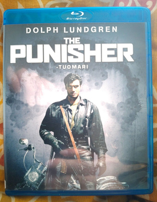 "THE PUNISHER-TUOMARI" (PO: DOLPH LUNDGREN! SF BLU-RAY ! !)