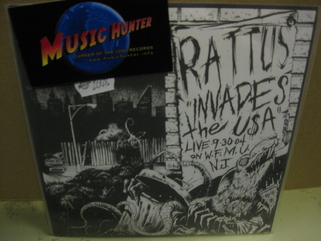 RATTUS - INVADES THE USA - UUSI 7" 2008 US