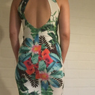 Nelly värikäs kukka mekko / juhlamekko S - pikkukuva 5
