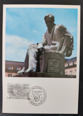 1984 Postin virallinen maksimikortti nro 2