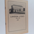 Lahden lyseo XIV: 1934-1935 - pikkukuva 1