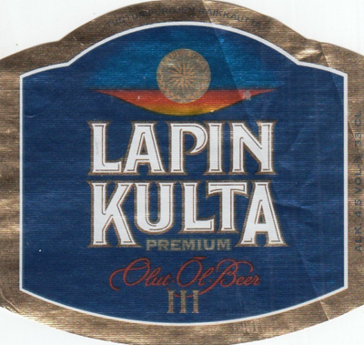 Olutetiketti Lapin Kulta Premium III Olut   a3