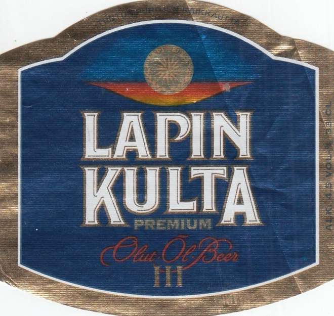 Olutetiketti Lapin Kulta Premium III Olut   a3