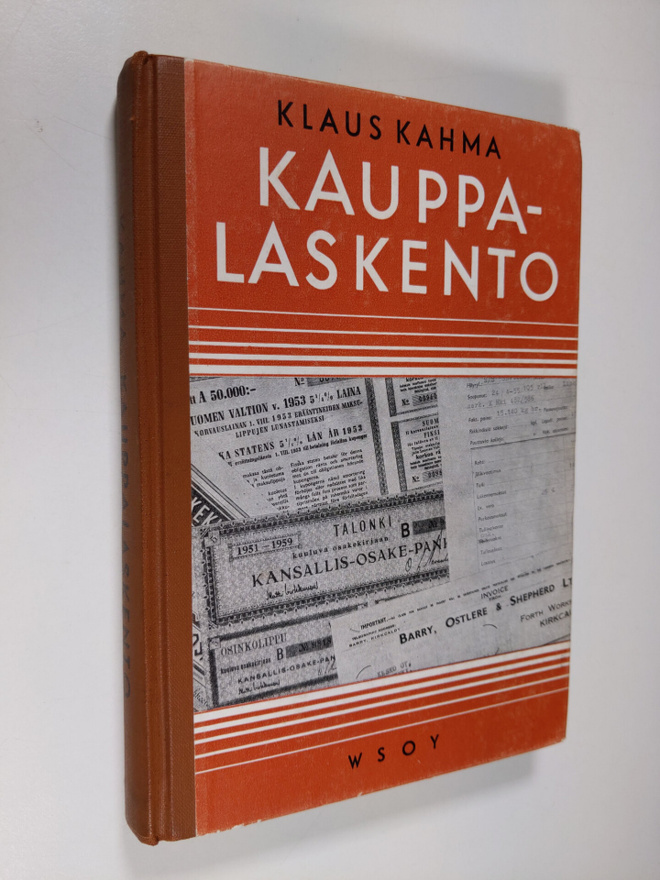 Klaus Kahma : Kauppalaskento : Kauppaopistoja ja niiden y...
