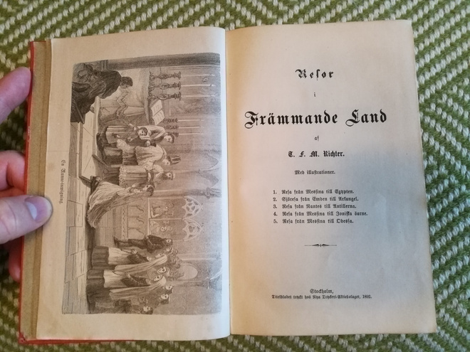 T. F. M. Richter: Resor i främmande land (1870-92)