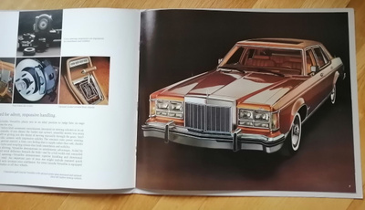 1977 Lincoln Versailles PRESTIGE esite - KUIN UUSI - 20 siv