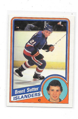 1984-85 OPC #136 Brent Sutter , New York Islanders