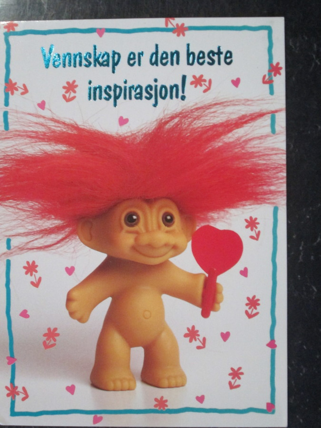 KULKEMATON YSTÄVYYS ON PARAS "INSPIRAATIO" TROLLIKORTTI