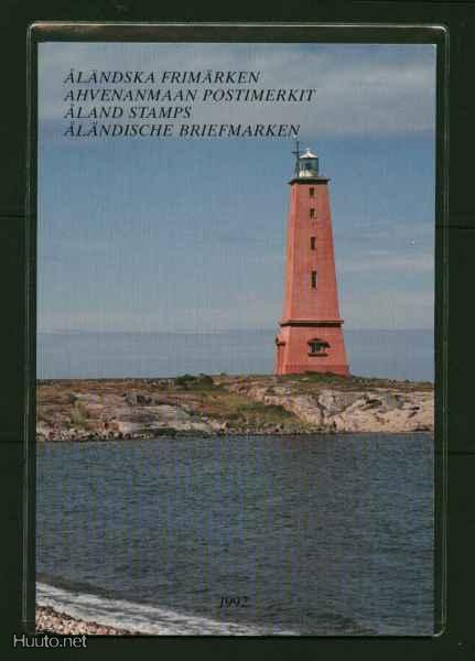 Ahvenanmaa  Postimerkkien vuosilajitelma v 1992