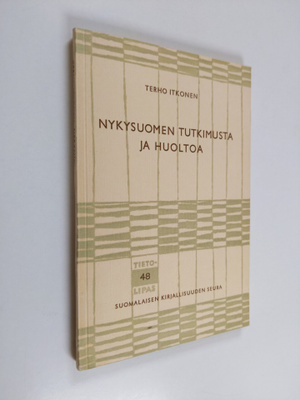 Terho Itkonen : Nykysuomen tutkimusta ja huoltoa (tekijän...