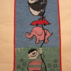 Retro lastenhuoneen kuvakudos Ihme ja kumma 140 cm x 40 cm - pikkukuva 2