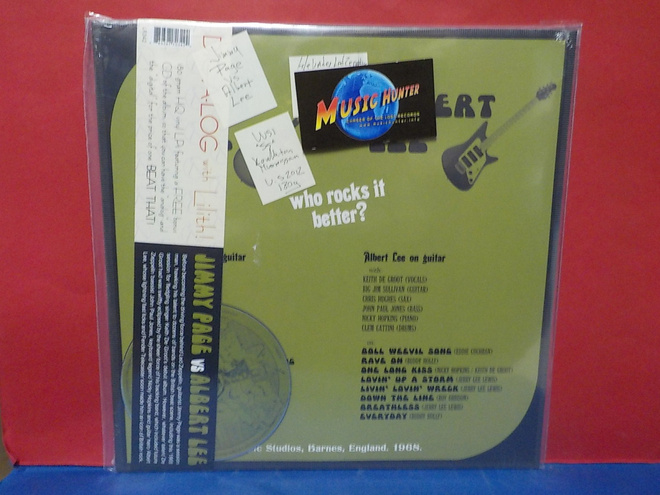 JIMMY PAGE VS ALBERT LEE - S/T UUSI U.S 2012 180G +CD LP