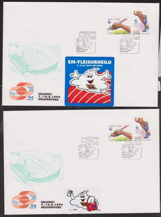 Hieno erä yleisurheilu kuoria 3 erilaista