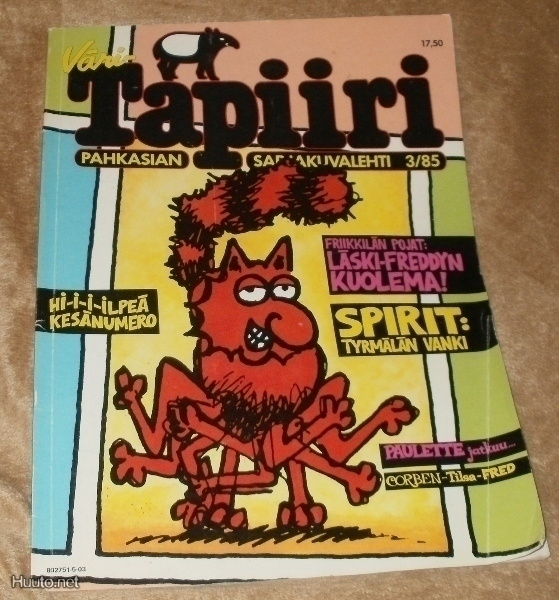 TAPIIRI  #  3/85 väreissä