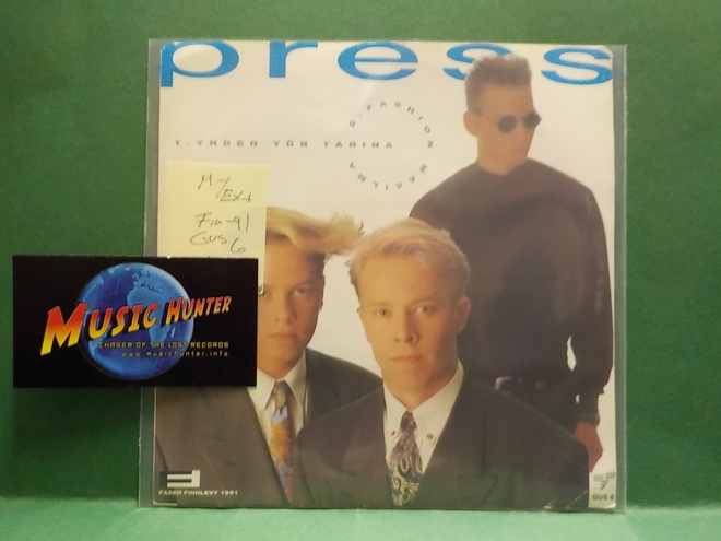 PRESS - YHDEN YÖN TARINA / FASHION MAAILMA M-/EX+ FIN -91 7"