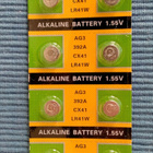 Kellopatteri AG3 392A LR41W 10 kpl - pikkukuva 1