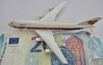 VANHA Schabak 901 Lentokone Boeing 747 Thai Metalli Saksa