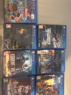 Ps4 pelit 7kpl