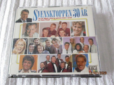 SVENSKTOPPEN 30 ÅR ( 3 X CD)