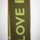 Codello talvi huivi khaki vihreä - lime - ruskea 190 x 32 - pikkukuva 2