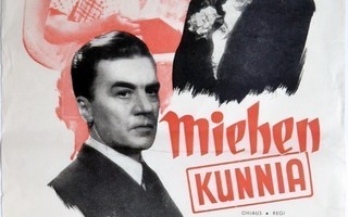 Elokuvajuliste: Miehen kunnia (Joel Rinne)