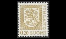 817IIbAx ** Leijonamalli 0,20 mk typ IIB, A-ham, x-pap (1977