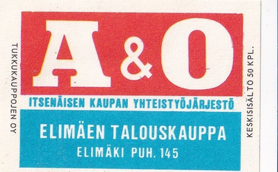 Elimäki, Elimäen talouskauppa  A & O b523