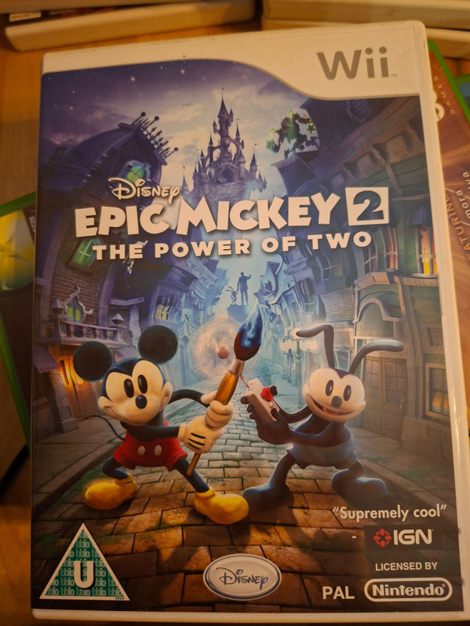 WII Epic Mickey 2 Power of Two CIB