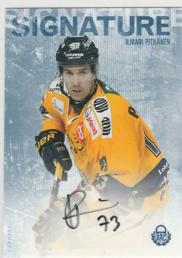 2016/17 Cardset Signature Ilmari Pitkänen , Lukko