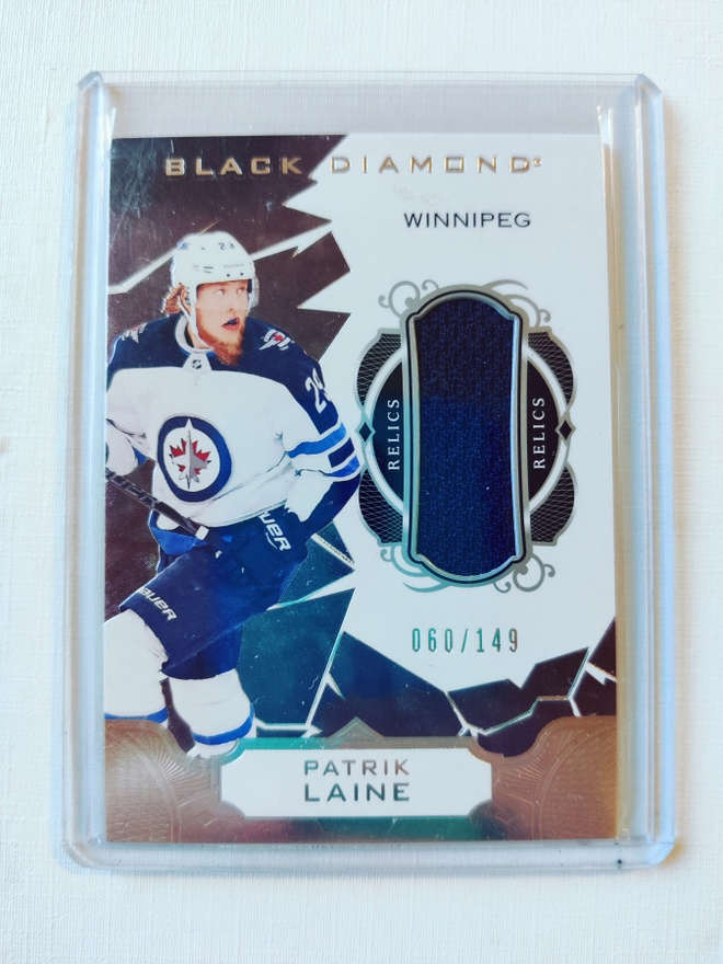 Patrik Laine - 18-19 Black Diamond Jersey /149