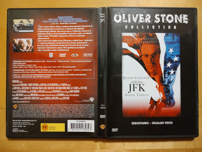 JFK - erikoispainos - ohjaajan versio DVD