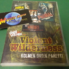 VIOLENT WILDERNESS 3x DVD KOLMEN LEFFAN SETTI (W) - pikkukuva 1