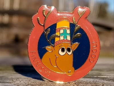 Lappi Matkailumerkki. Finnish Cool. Halkaisija - 28 mm.
