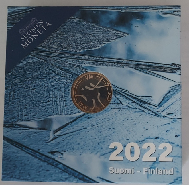 * Jääkiekon MM 2022 5€ Juhlaraha Numeroitu 3000 Kpl