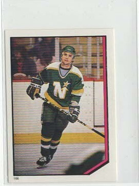 Neal Broten Minnesota 86-87 OPC Sticker #166