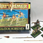 Warhammer Fantasy - 4kpl Skeleton Horsemen (80-luku) - pikkukuva 1
