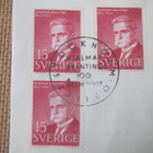 FDC Ruotsi 1860:  pääministeri Hjalmar Branting - pikkukuva 3